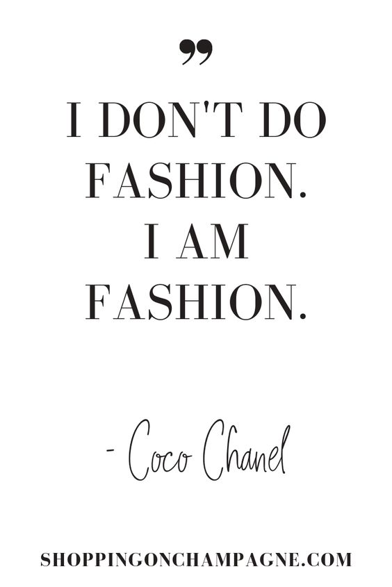 Coco Chanel quote